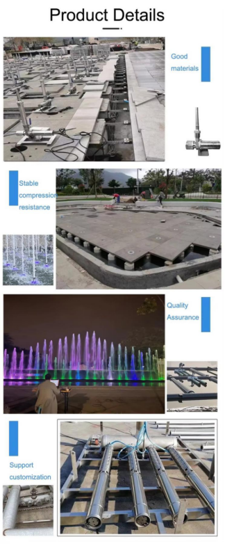 DMX512 304 Stainless Steel Fountain Pump 24V for Water Shows