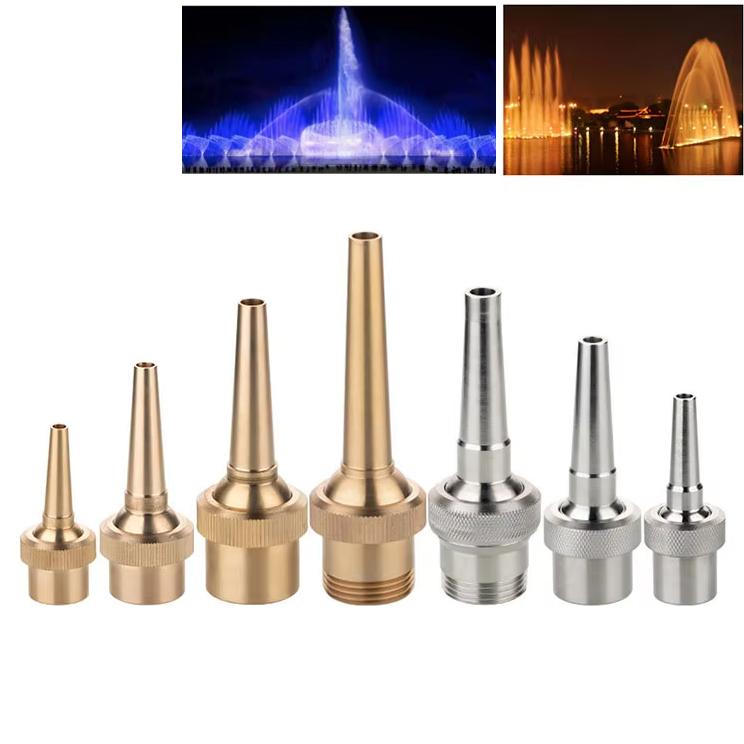 Modern Brass Head Fire Sprinkler Nozzle Stainless Steel Garden Fountain Product for Fire Protection & Garden Decoration