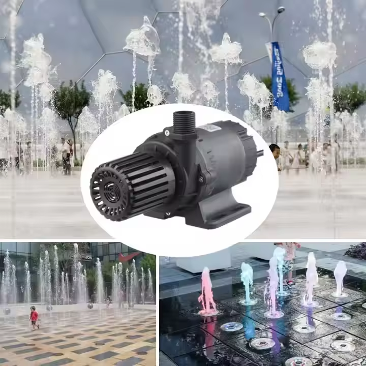 DMX512 Plastic Fountain Pump Low Voltage for Music Shows
