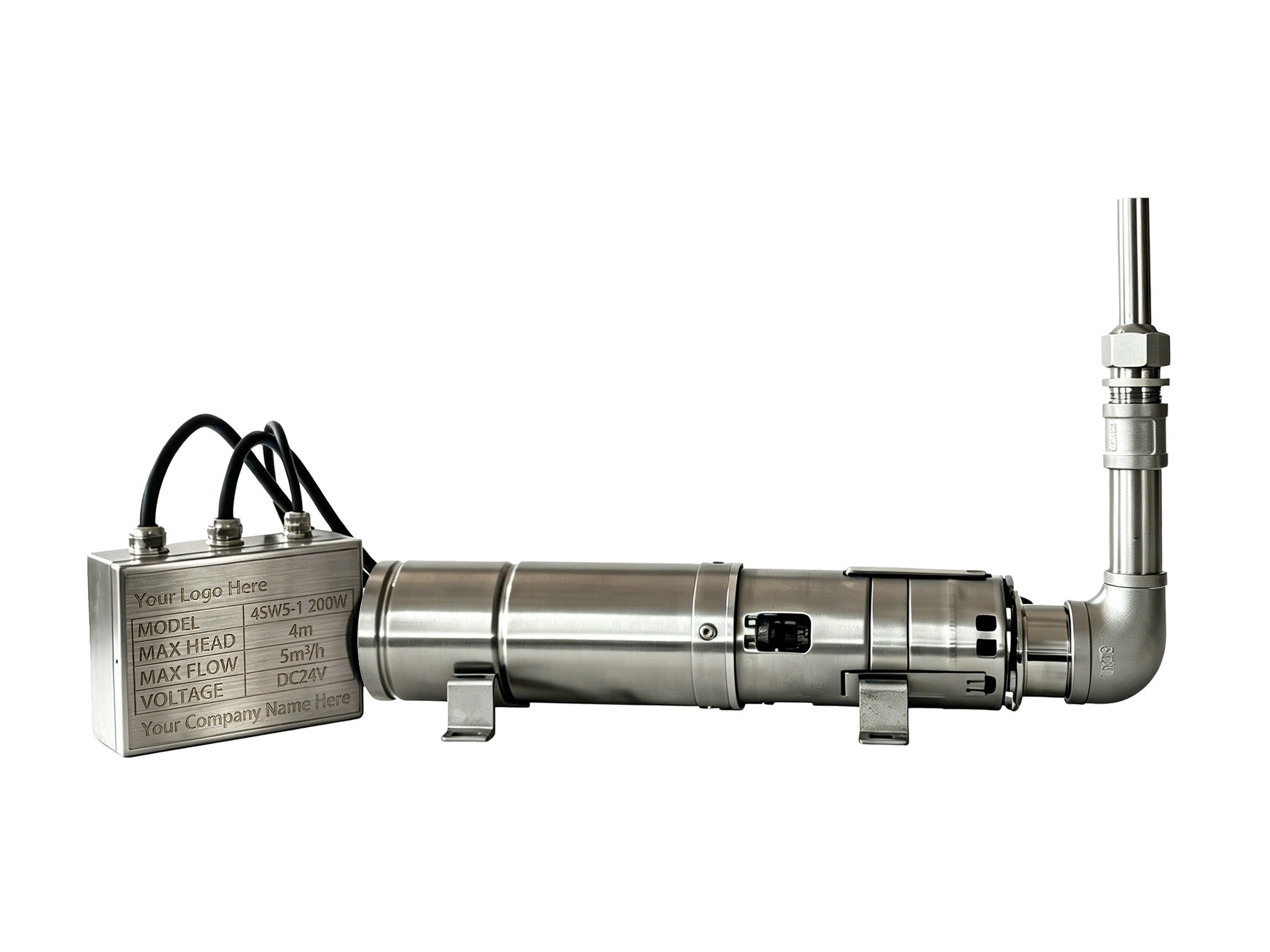 DMX512 304 Stainless Steel Fountain Pump 24V for Water Shows