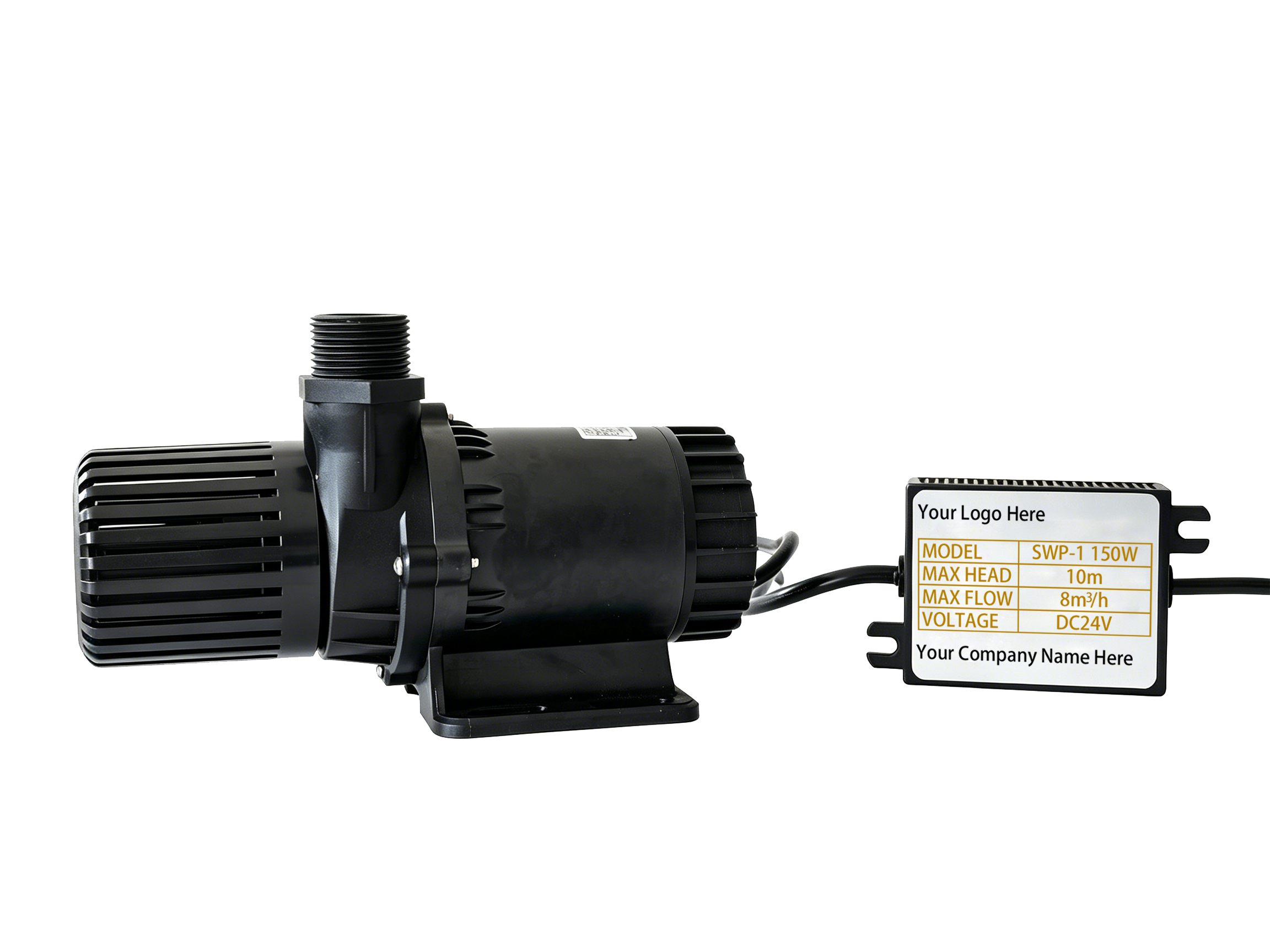 DMX512 Plastic Fountain Pump Low Voltage for Music Shows