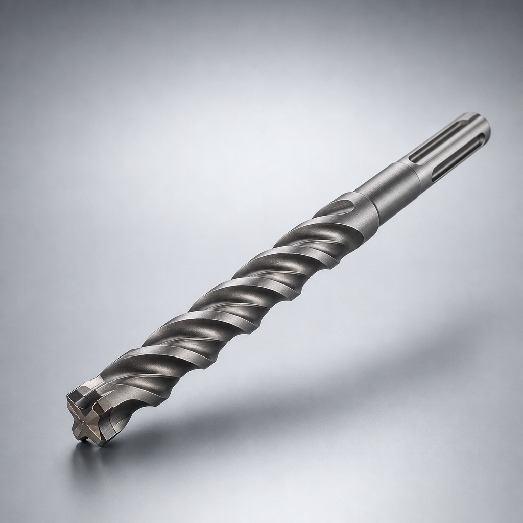 AMSUO 4-Cutter SDS-Max Hammer Drill Bits