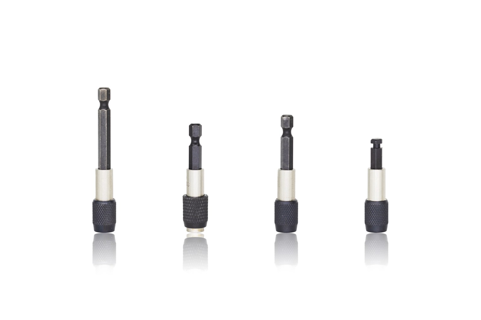 AMSUO Stainless Steel Quick-Change Bit Holder (QCH-60 / QCH-75) — 60mm & 75mm, 1/4