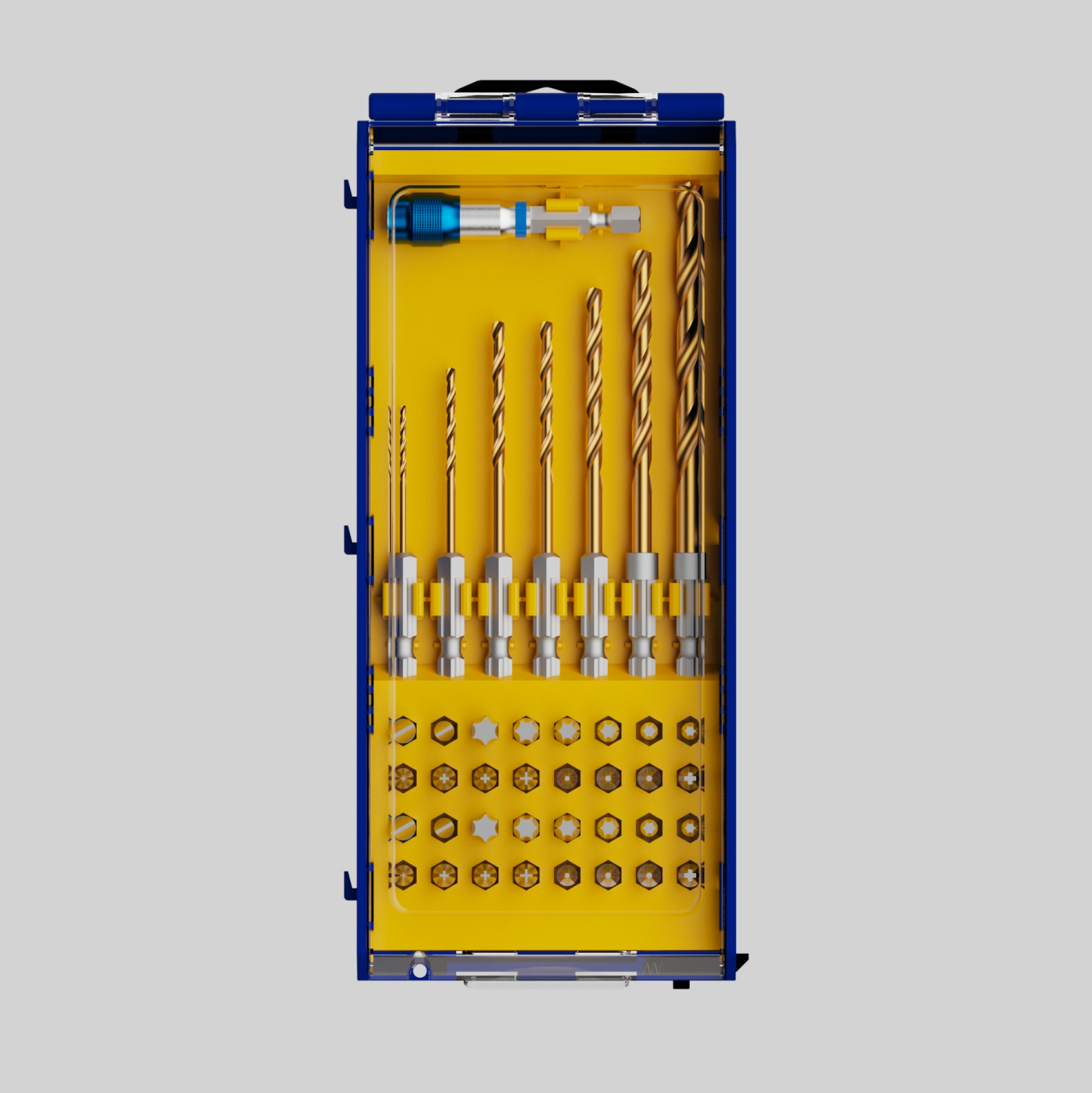 AMSUO 40-Piece Drill & Driver Bit Set — Twist Drills + 32 Driver Bits