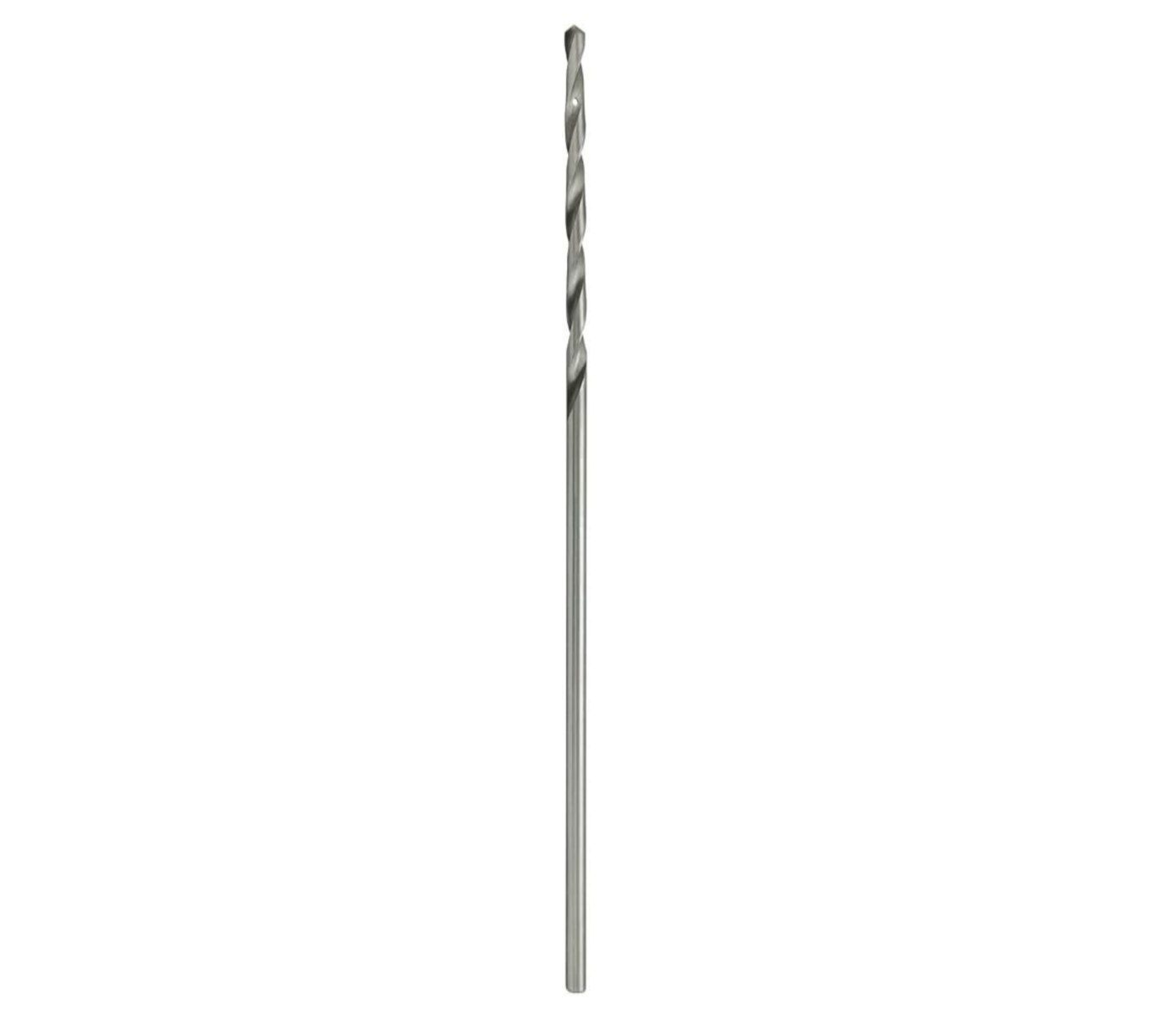 AMSUO Bell Hanger Drill Bit (BHD001-010) — 45# Carbon Steel, Extra-Long Straight Shank with Wire-Pulling Hole, 1/4