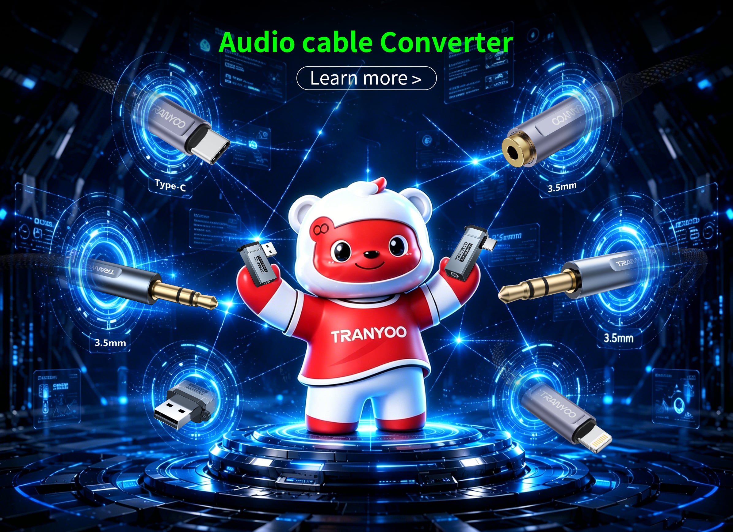 TRANYOO | Consumer Electronics Brand for Data Cables, Power Banks & Audio | HK TRANYOO CO., LTD.