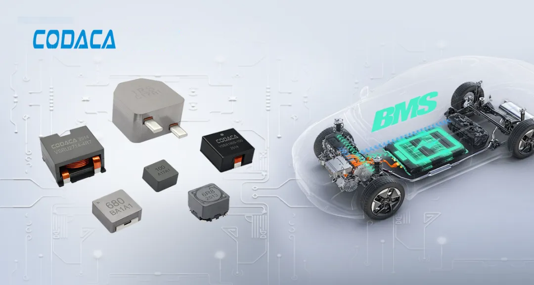 Codaca provides high-performance automotive-grade inductors for automotive BMS