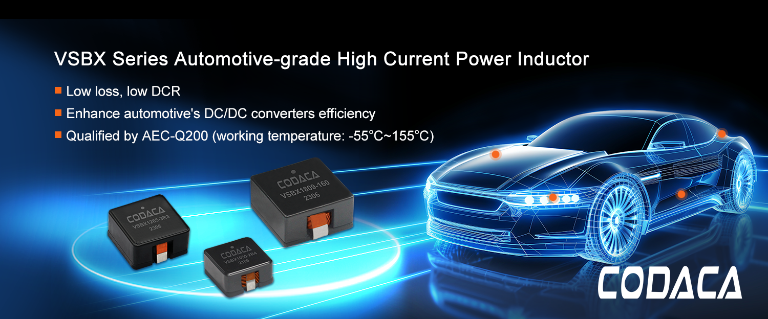 automotive grade high current power inductors VSBX series