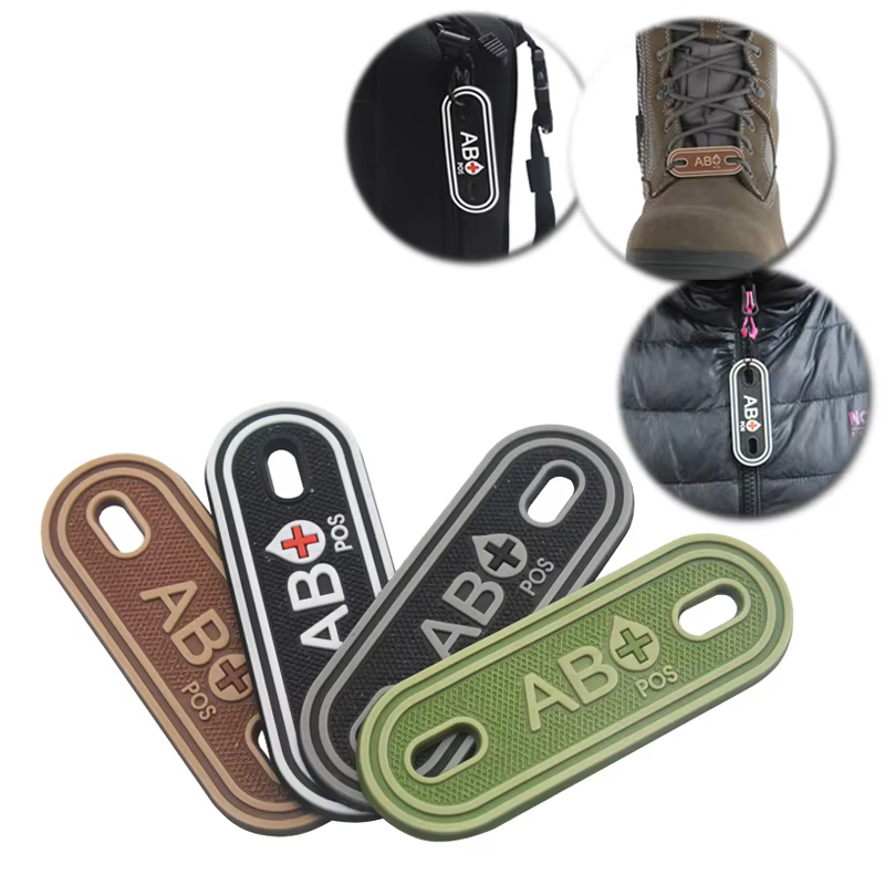 Amerpromo Custom High Quality 3D Soft PVC Embossed Rubber Label Clothing Patch Novelty Gifts manufacture
