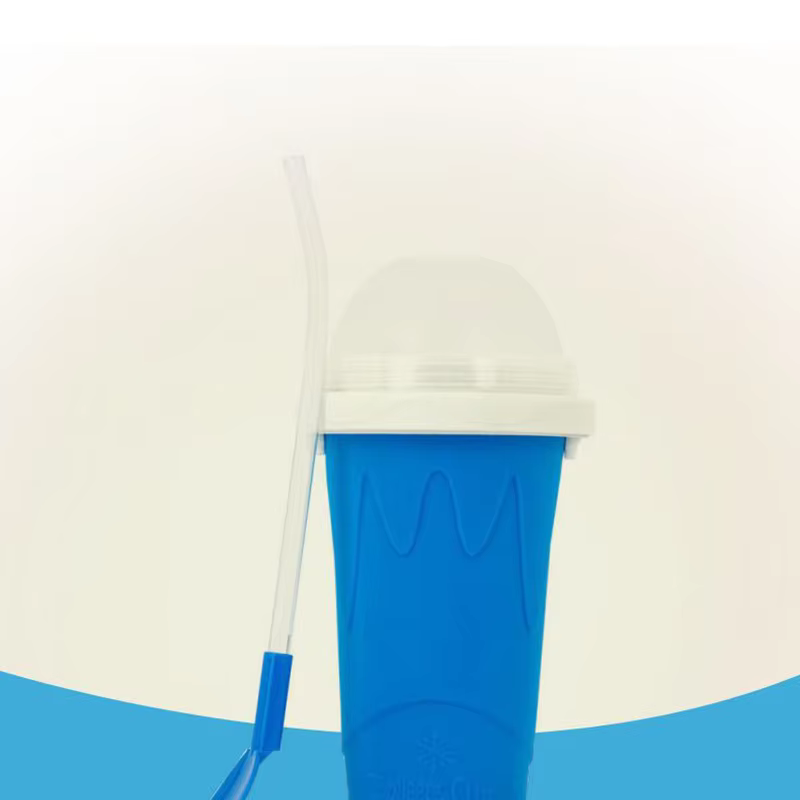 350ml Quick-frozen Smoothies Durable Ice Cream Squeeze Quick Cooling Milkshake Bottle Smoothie Slushee Slush Maker Cup supplier