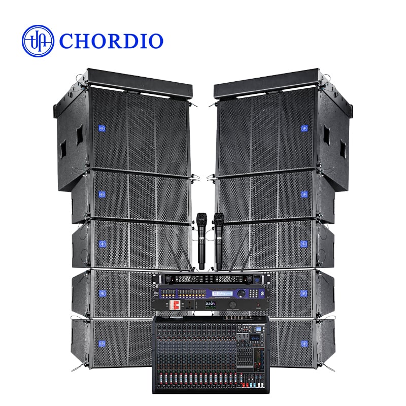 CH208-Line Array អេក្រង់ពិន្ទុពេញ-Range Speaker