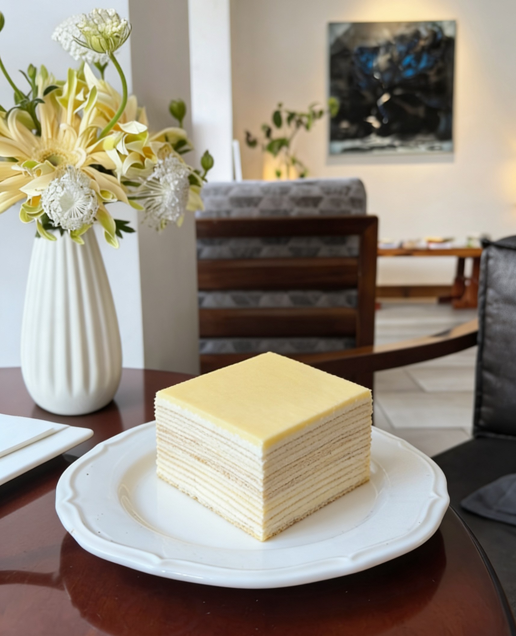 Wanli ultrazvukový kráječ mille-feuille dortů spojující vrstvenou uměleckost a efektivní výrobu