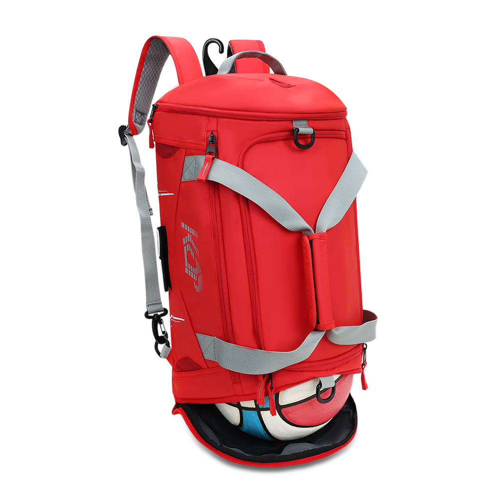 KOP Wholesale Custom Basketball Football Soccer Volleyball Duffel Travel Equipment Bag for Player with Shoes Compartment