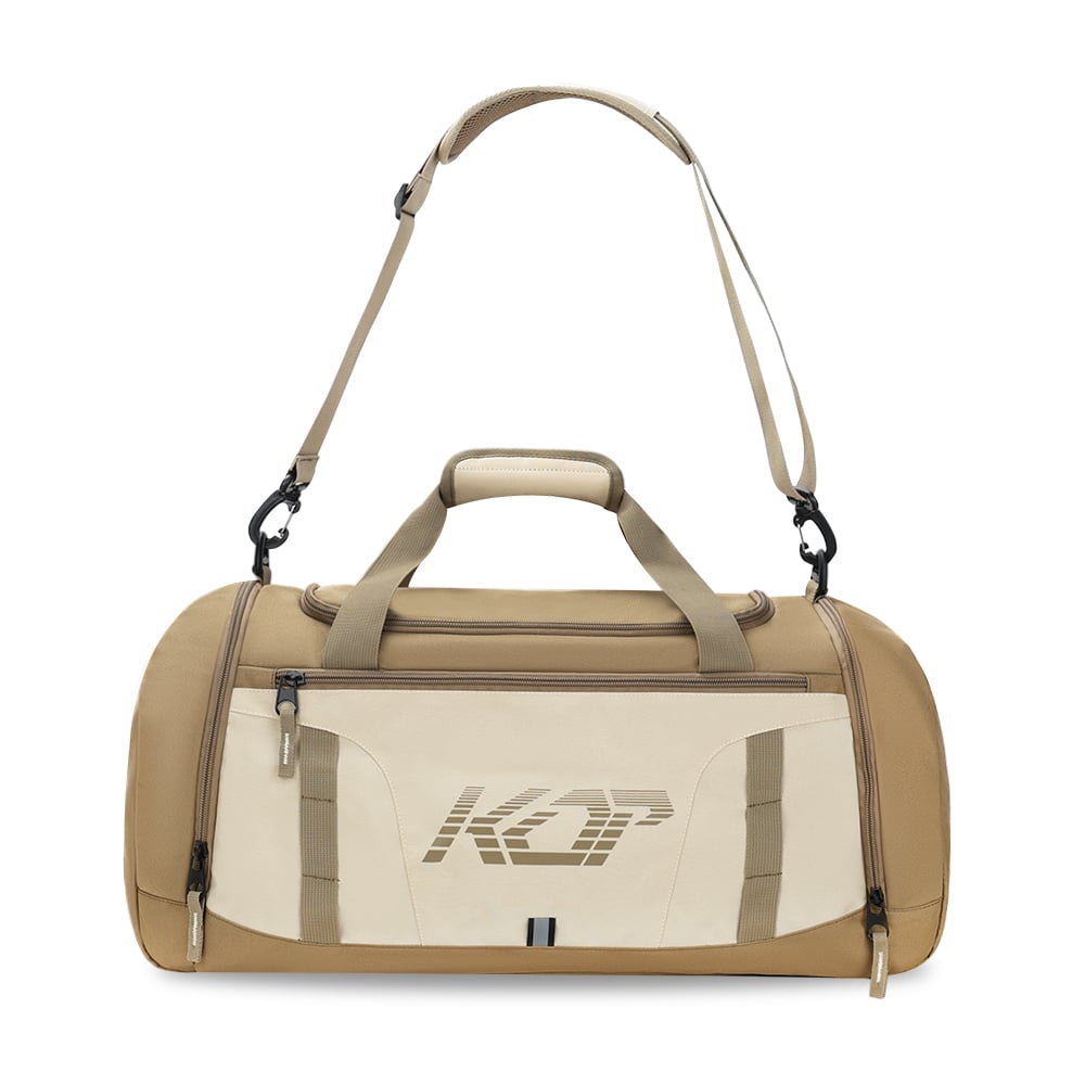 KOP OEM Custom Men's Women's Lightweight Polyester Sports Travel Duffel Bag for Daily Use with Shoes Compartment