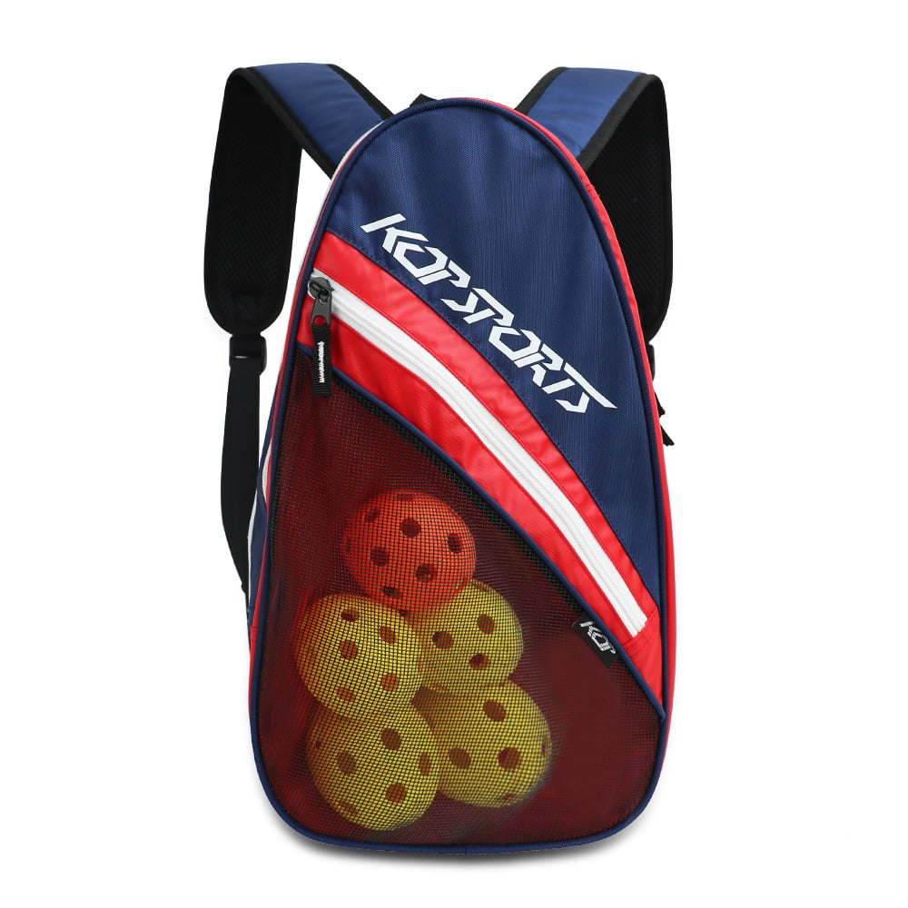 KOP Custom Water Resistant Pickleball Mini Racket Backpack for Men and Women With Shoulder Straps and Extra Pockets