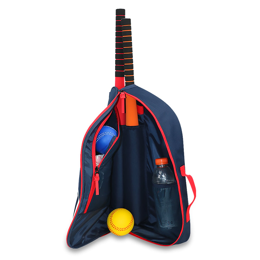 KOP Custom Wholesale Navy Red Softball Bag Baseball Backpack Sling Crossbody Bag for Kids