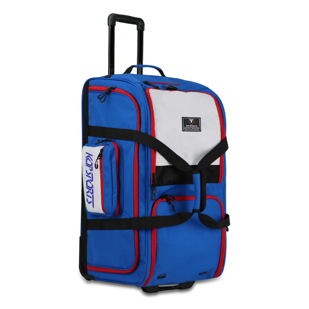 KOP OEM Large Capacity Premium Auto Racing Helmet Rolling Equipment Bag with Thick Padded Compartment with Heavy Duty Wheels