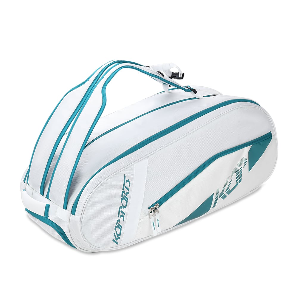 KOP Custom New Design Tour Tennis Racket Bag with 9PK Compartment and Vented Shoes Compartment