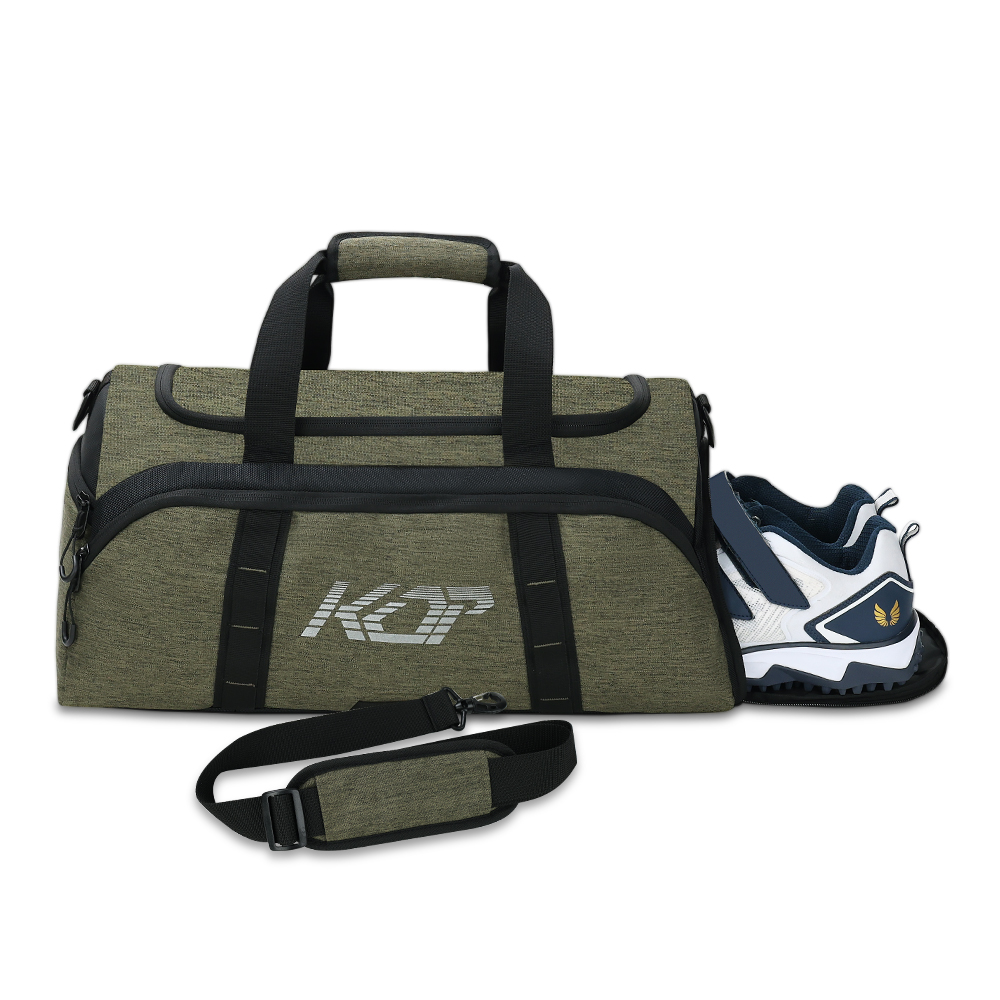 KOP OEM Wholesale Customized Luxury Heavy Duty 1680D Sports Duffel Bag for Men and Women with Large Compartment