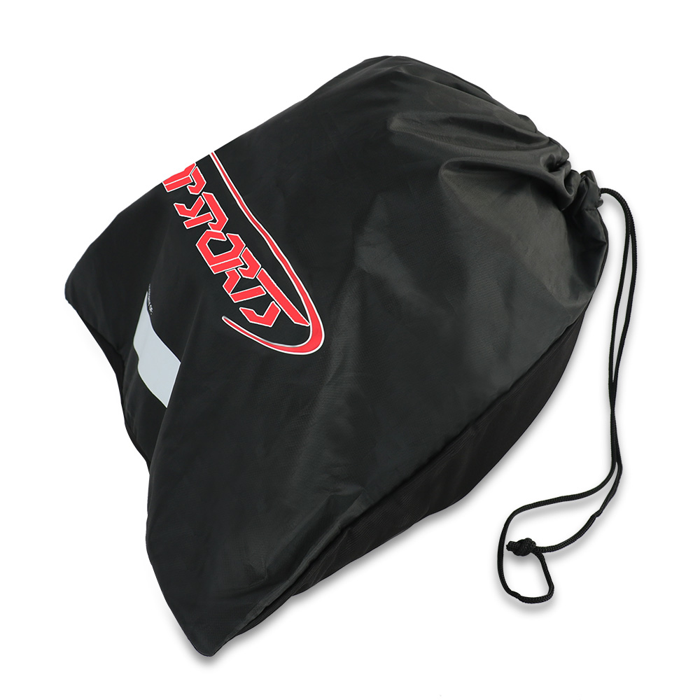 KOP OEM Custom Competitive Branded Microfiber Drawstring Soft Helmet Storage Bag with Soft Inner Lining for Motorsports