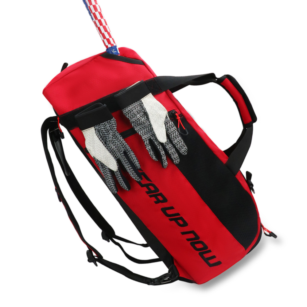 Mochila-bolso de viaje para bates de softbol y béisbol con logotipo personalizado KOP, con correas para los hombros y compartimento para calzado para jugadores
