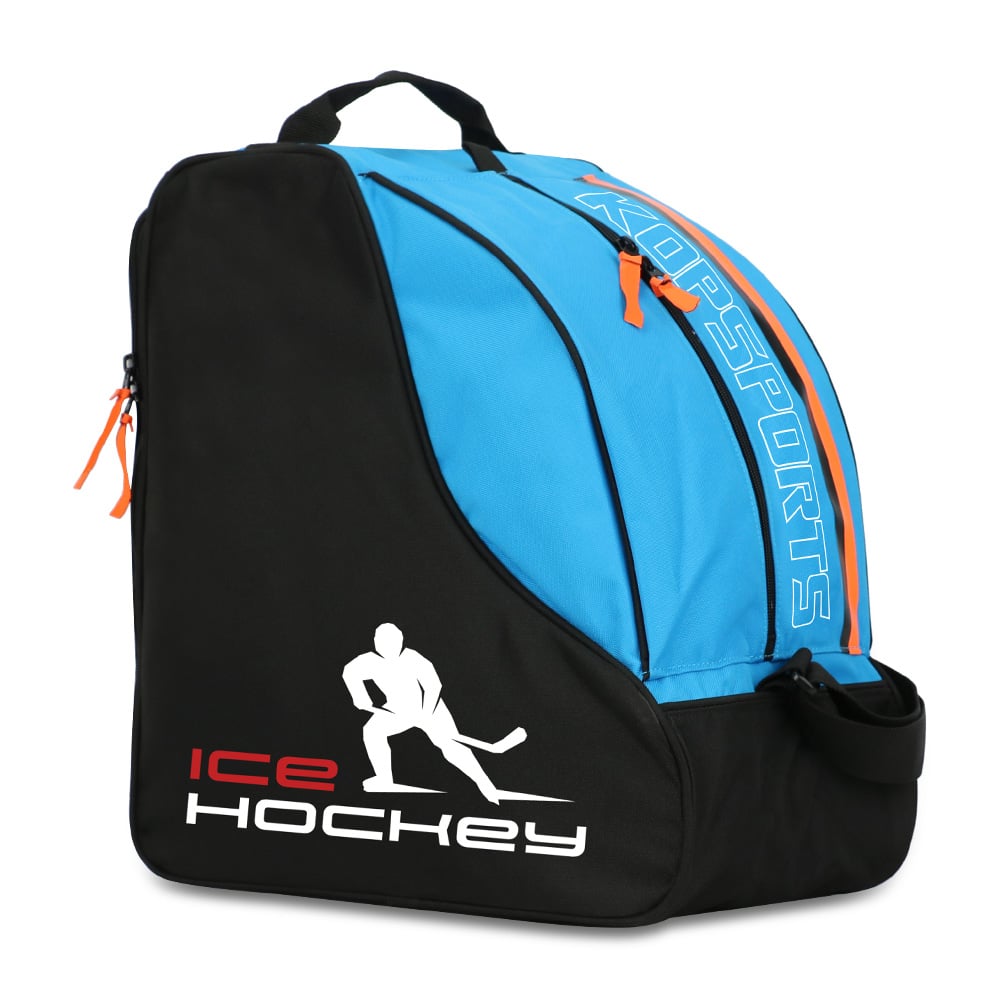 KOP OEM Custom Wholesale High Quality Durable Ice Hockey Skates Bag for Game Players with Protective Lining and Extra Pockets