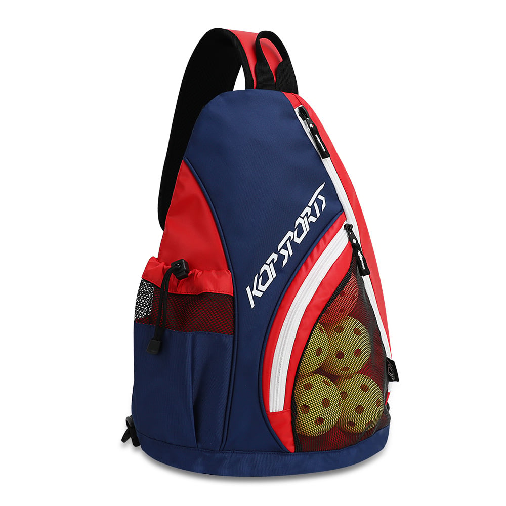 KOP Custom Logo Hot Selling Pro Style Pickleball Sling Bag for Men and Women With Secure Pockets for Paddles