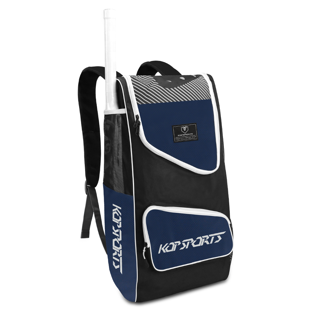 KOP OEM New Arrival Premium Branded Cricket Bag Backpack for Men and Women with Kit Slots and Shoes Compartment