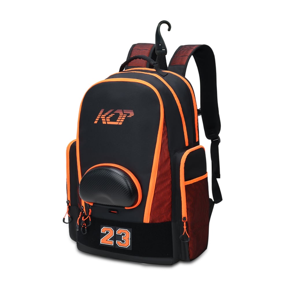 KOP OEM Customize New Arrival Pro Football Soccer Basketball Backpack for Adult with Large Compartment and Ball Pocket