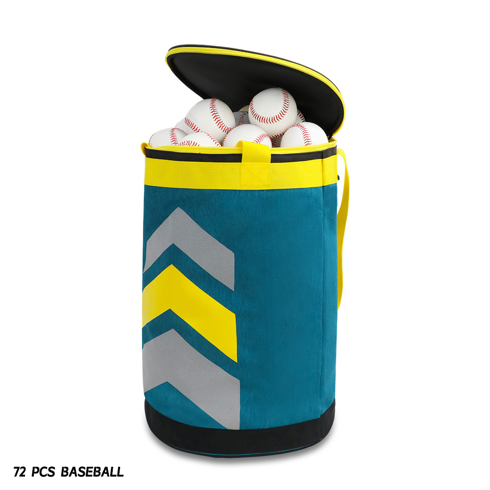 KOP OEM Groothandel Aangepaste baseballopbergzak die past in 72 baseballs of 36 softballs