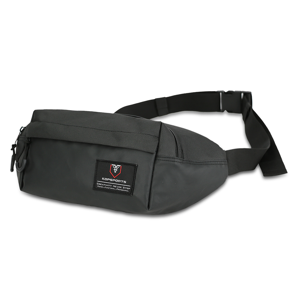 Bolso de cintura deportivo impermeable de alta calidad al por mayor con marca OEM KOP, personalizable para hombre y mujer, con correa ajustable