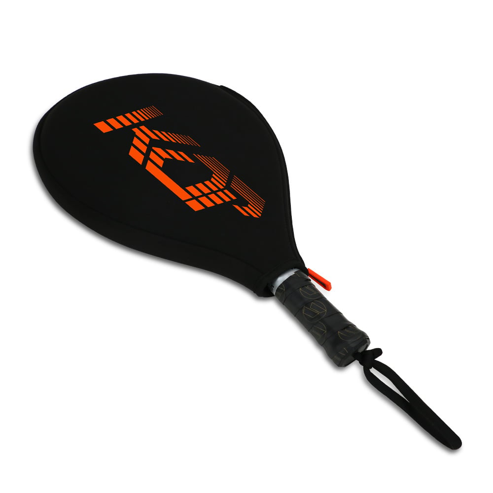 KOP OEM Wholesale Custom Logo Black Neoprene Padel Racket Cover Bag with Soft Fabric for Paddle