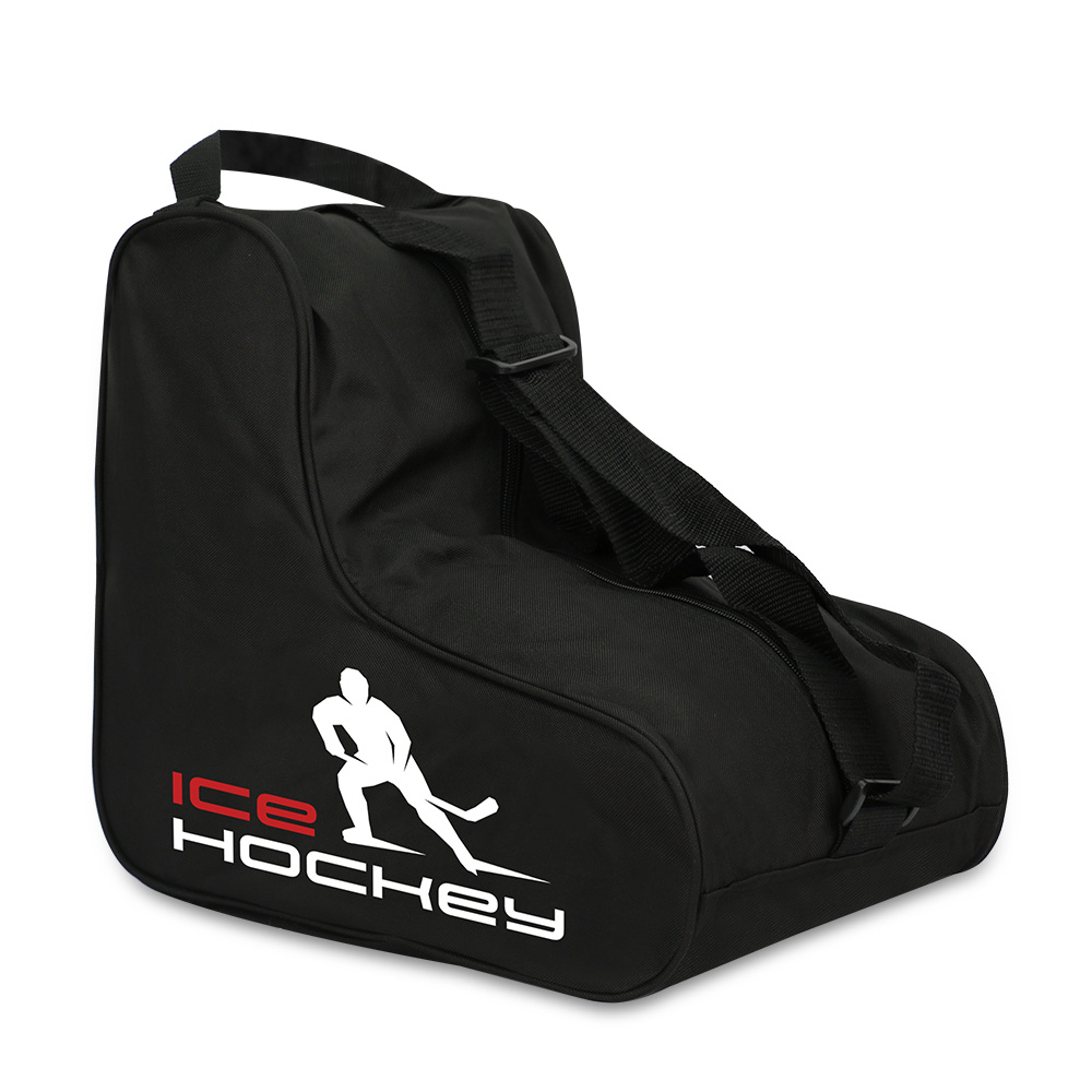 KOP OEM Custom New Arrival Heavy Duty Black Ice Hockey Skates Boot Bag for Men and Women with Shoulder Strap