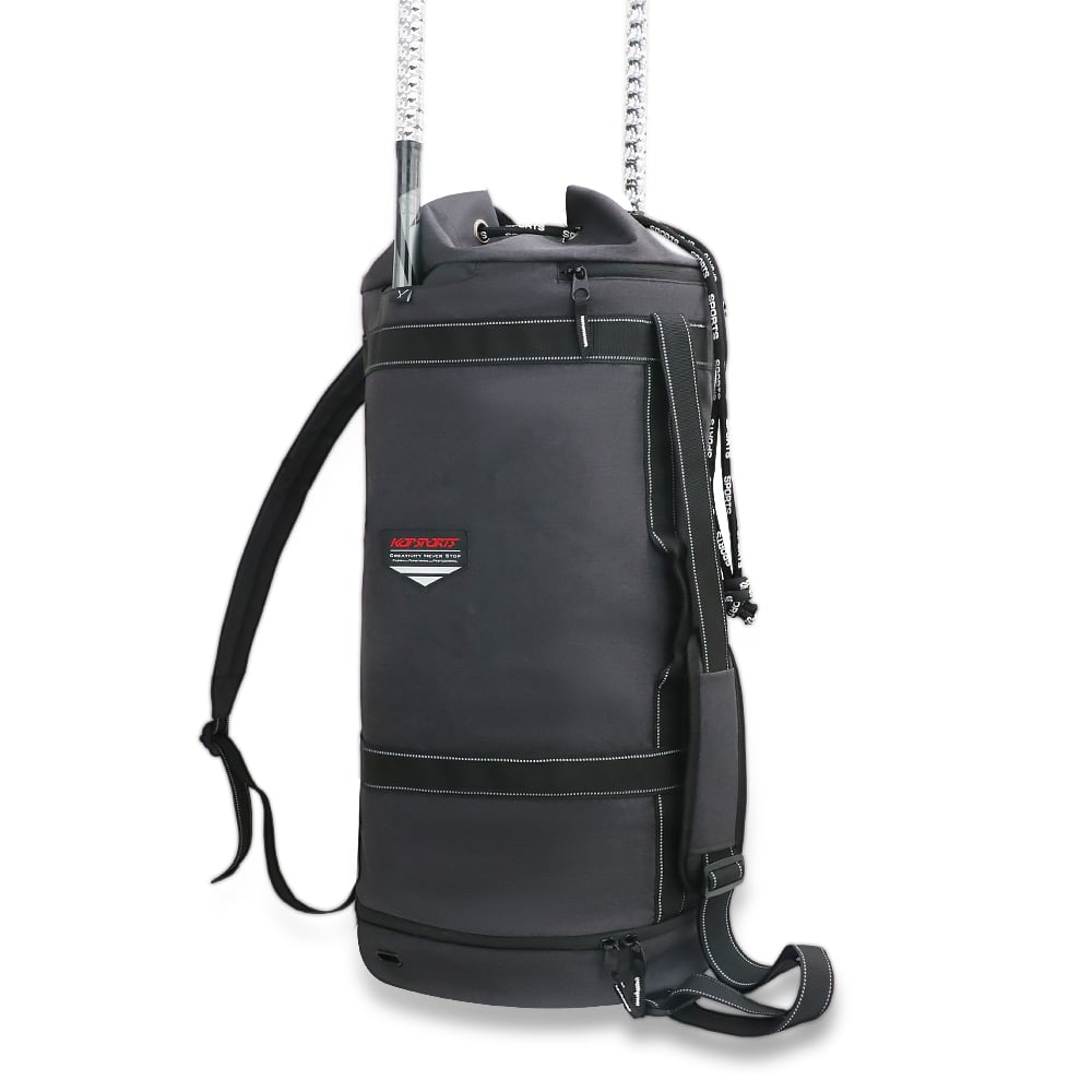 Mochila-bolso de viaje para bates de softbol y béisbol con logotipo personalizado KOP, con correas para los hombros y compartimento para calzado para jugadores