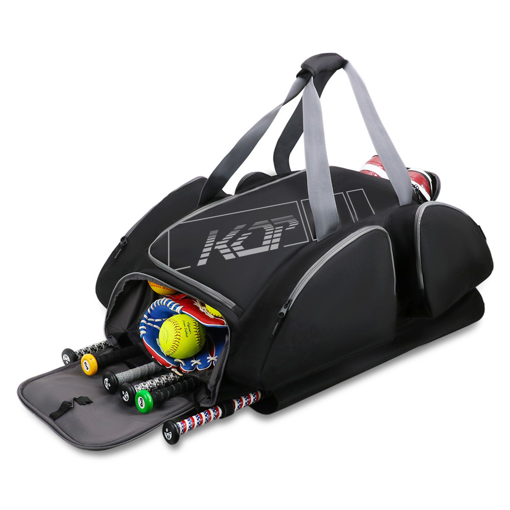 KOP OEM Großhandels- und Sonderanfertigungs-Baseballtaschen (Duffel) mit Rollen, Sporttasche für Softball