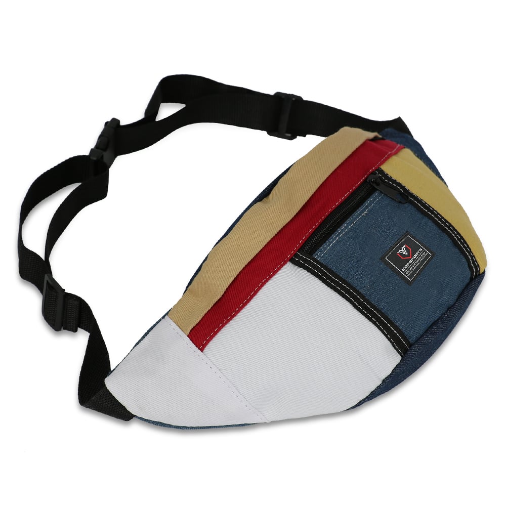 KOP OEM Custom Durable Canvas Waist Bag Fanny Pack for Casual Daily & Outdoor Sports Use with Adjustable Strap and Extra Pockets