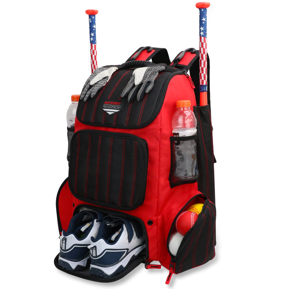 Kopbags High Quality Baseball Bat Bags Softball Backpack with Shoes Compartment 
