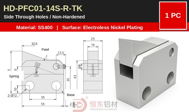 Henton PFC Pallet Backstop Components