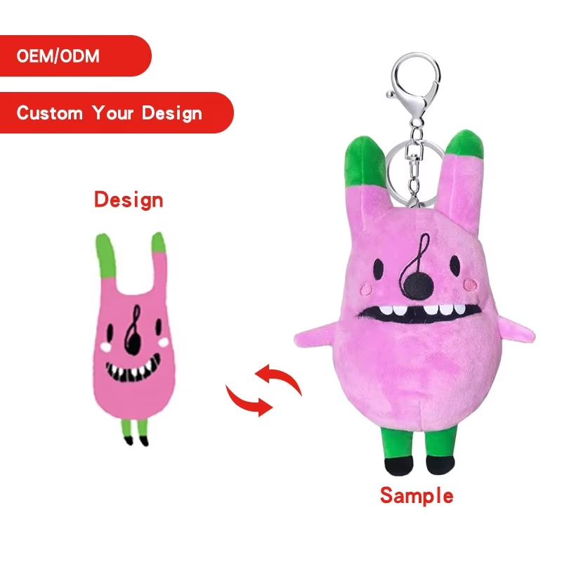What does a plush keychain manufacturer actually create?