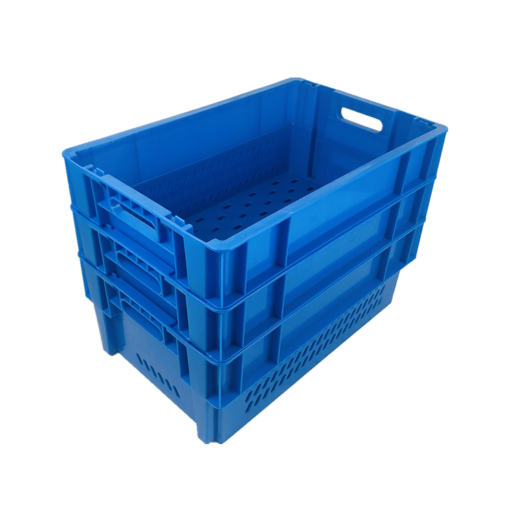How does a shopping basket with wheels enhance mobility in retail stores?