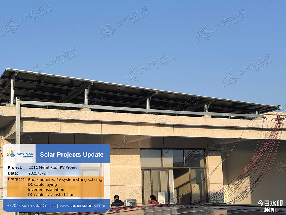 Solaren Dachprojekt aus Metall