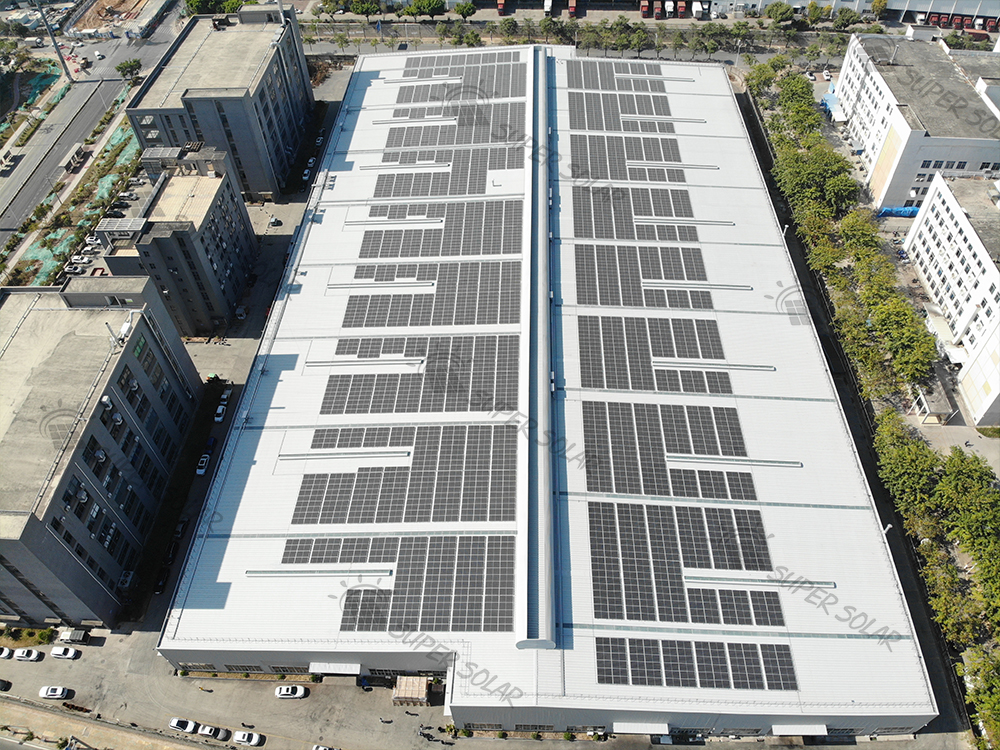 China 2 MW Solarenergiesystem für Metalldächer