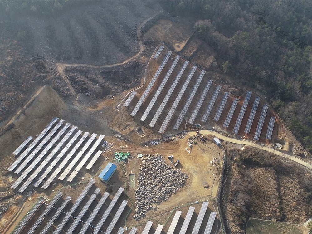 Südkorea, 1 MW verteiltes fotovoltaisches Erdkraftwerk