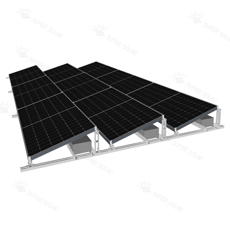 Sistema fotovoltaico a zavorra per pannelli solari