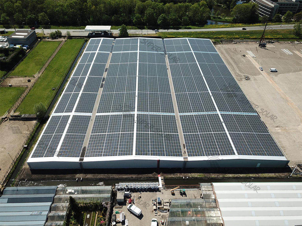Guatémala 2,8 MW Système solaire sur toit métallique