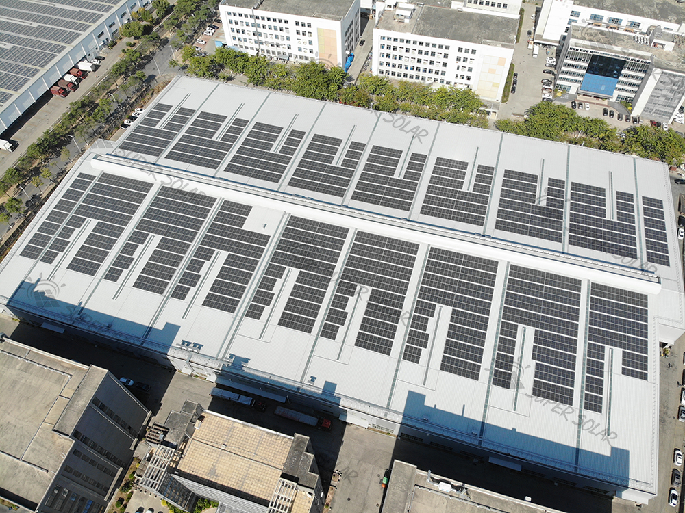 China 2 MW Solarenergiesystem für Metalldächer