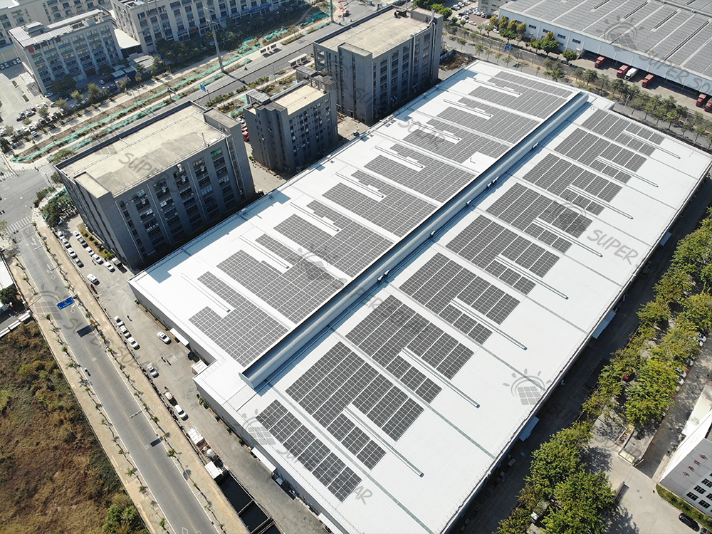 China 2 MW Solarenergiesystem für Metalldächer