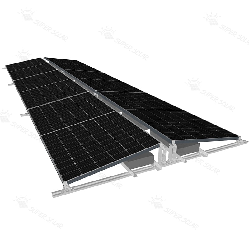 East West Solar Ballast System for Solar Panels