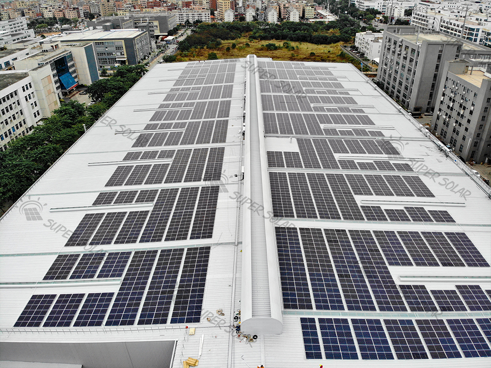 China 2 MW Solarenergiesystem für Metalldächer