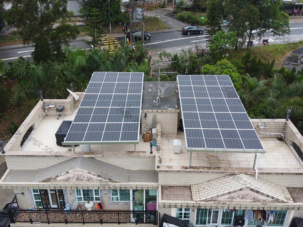 Hong Kong, CN 6.8KW Waterproof bracket solar power system